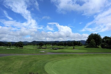 夏のゴルフ場