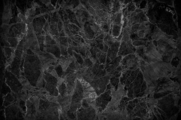 Fototapeta na wymiar Black marble texture natural pattern for background.