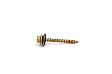 Screw nut isolated on a white background.