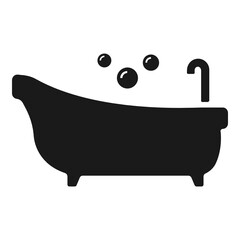 Bathtub shower icon.