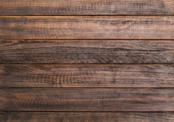 Brown rustic dark wooden texture. Horizontal