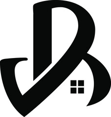 B logo simple and clean