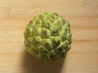 Green color Sugar apple or sweetsop fruit