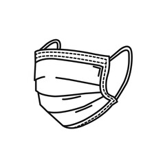 Simple vector line Safety Mask, corona mask, respiratory mask,
hospital protecting mask, air soft mask

