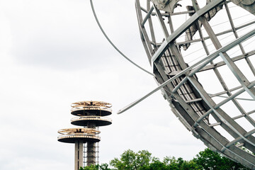 New York State Pavilion Observation Towers detail