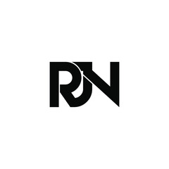 rjn letter original monogram logo design