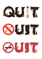 No Smoking Sign isolated on white.