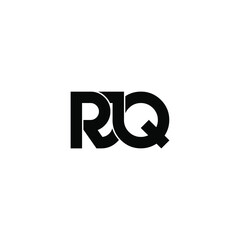 rjq letter original monogram logo design