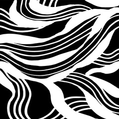 White and black vector. Grunge background. Abstract brush pattern.