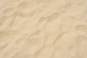 Fototapeta na wymiar Close up of sand texture on the beach