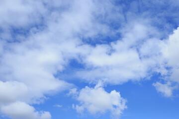 blue sky with clouds