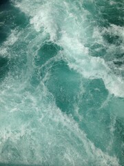 Obraz na płótnie Canvas Waves of a river in New Zealand