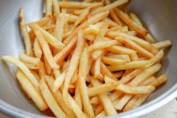French fries in Thai style.