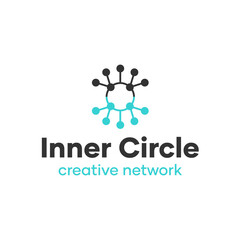 Abstract Circle Network Logo