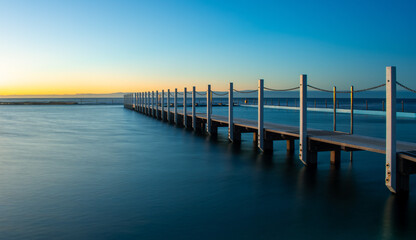 pier in the sea