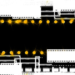 grunge film strip background