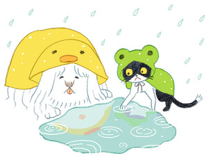 いぬねこあまがっぱ