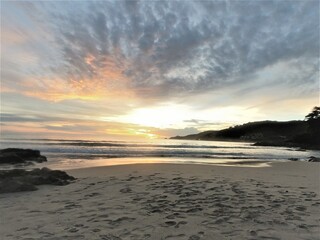 Obraz premium sunset on the beach