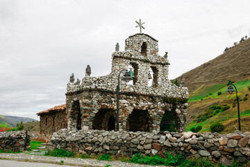 Fototapeta na wymiar beautiful catholic churches in villages of venezuela