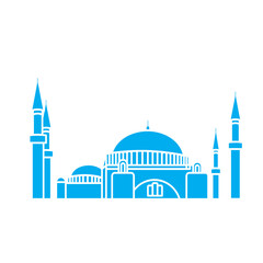 Mosque icon vector