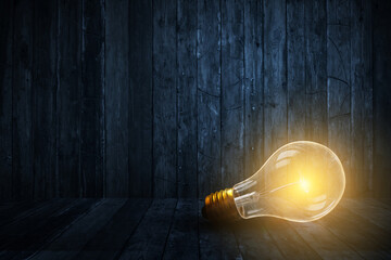 Light bulb image as symbol of innovation