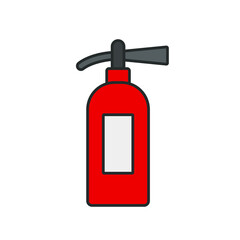 Fire extinguisher illustration