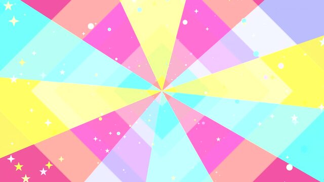 Looped motion graphics of abstract colorful background.