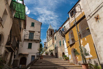 Carpinone. Italian town in the province of Isernia in Molise.