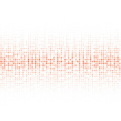 white background with red dots