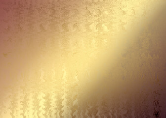 Golden abstract paper  decorative texture  background  for  artwork  - Illustration