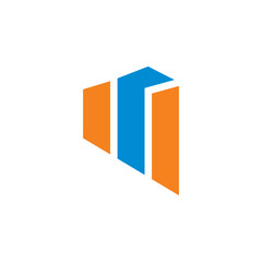 financial logo , growth graph logo