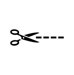 scissor icon vector trendy design