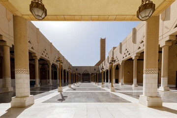 Imam Turki bin Abdullah Mosque near Dira Square in downtown Riyadh in Kingdom of Saudi Arabia - 366671221