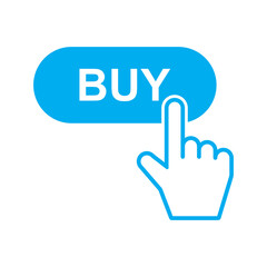 add to cart button sign vector
