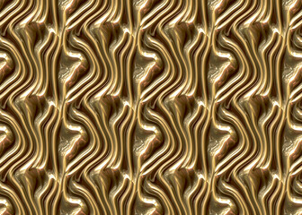 Golden abstract decorative texture  background  for  artwork  - Illustration