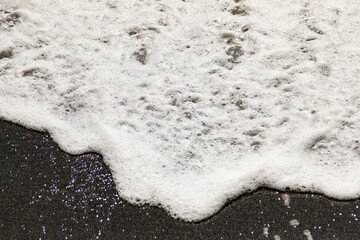 white sea foam as background
