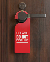 Do not disturb sign