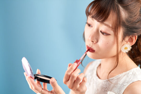 メイク　リップシーン　女性