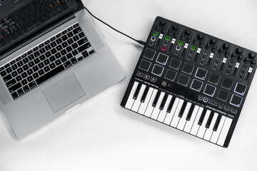 Controlador midi con notebook