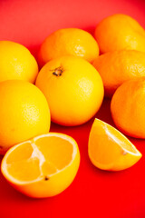orange and lemon
