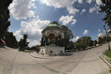 The German Fountain in Istanbul, Turkey,