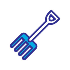 garden fork icon vector design trendy