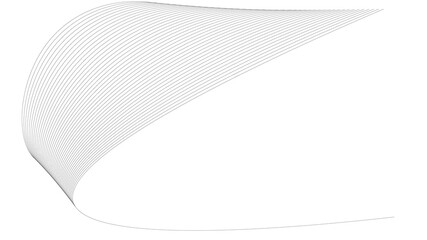 Fototapeta premium Wave Line White Background Wallpaper