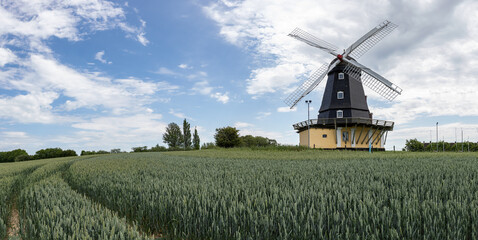 old wind mill in denmark
