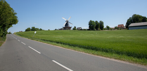 old wind mill in denmark