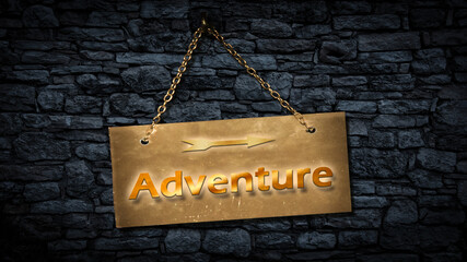 Street Sign to Adventure