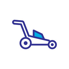 grass cutter icon vector design trendy