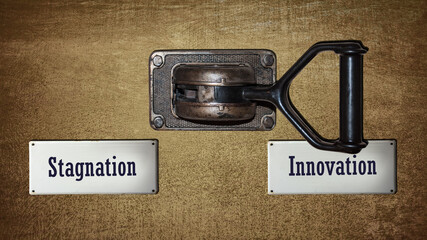 Street Sign Innovation versus Stagnation