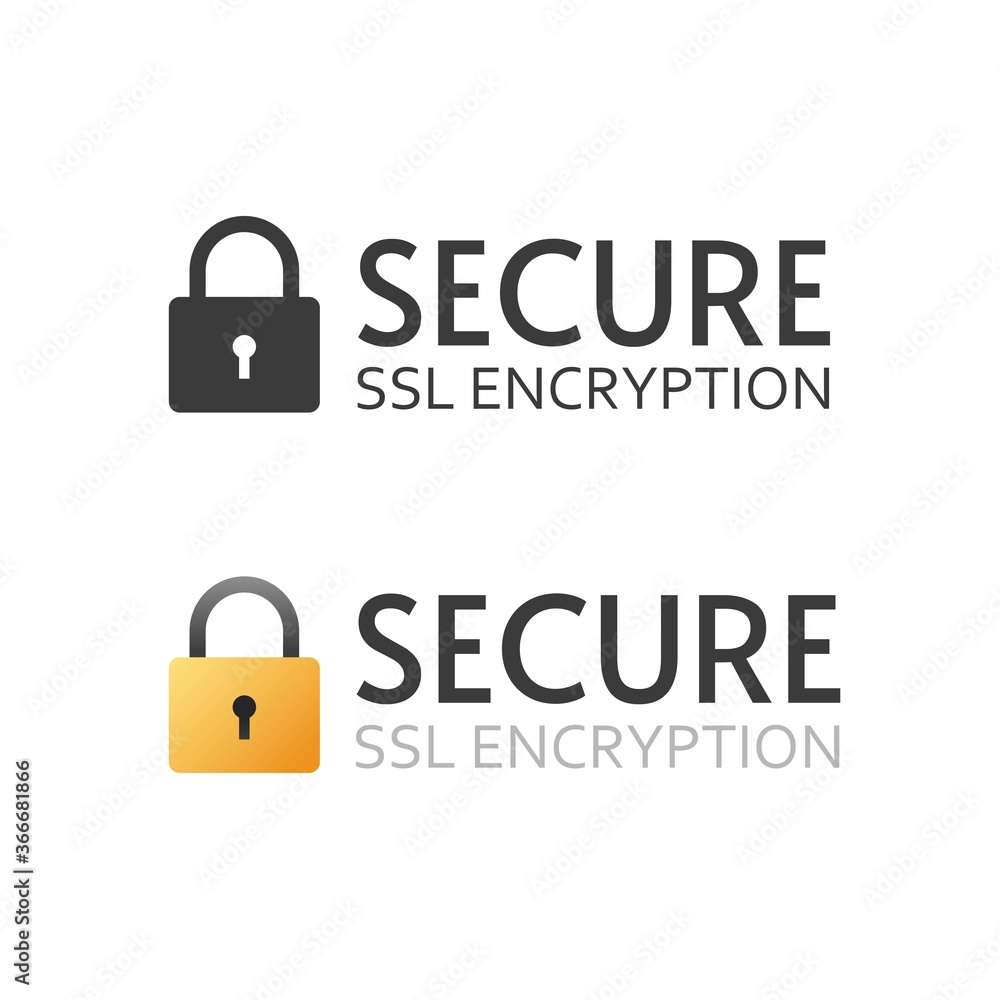 Poster ssl secure certificate vector icon black and white sign or safe encrypted payment symbol flat pictog