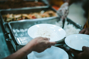 Free food donation to the poor